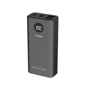 FAXITE M10PRO 10000mah 22.5W METAL DIGITAL DISPLAY QUICK CHARGE 4.0 POWER BANK