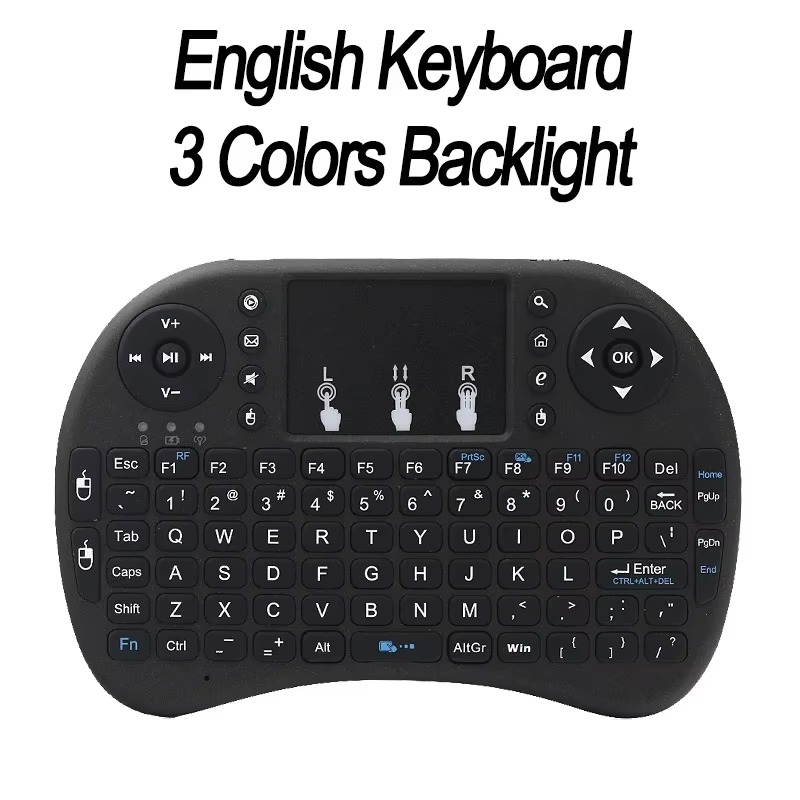 RF 500 MINI TOUCH PAD WIRELESS WITH BACKLIGHT KEYBOARD MOUSE - Image 4