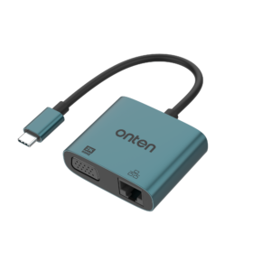 ONTEN USB-C to HDMI Video Adapter with RJ45 (100M) UC288