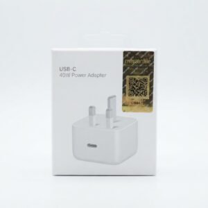 APPLE 40W UK 3PIN Type-C PD Power Adapter Charger WITH NFC Check