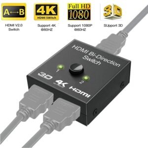 HDMI Bi-Directional Dual Function Switch and HDMI Splitter