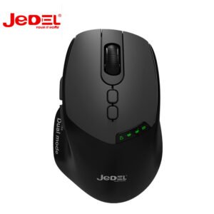 JEDEL WD155 7D Dual-Mode Mouse – Wireless, Bluetooth, Rechargeable