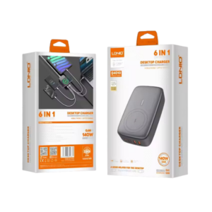 LDNIO Q4010 140W Multiport Desktop Charging Wireless Charger Black