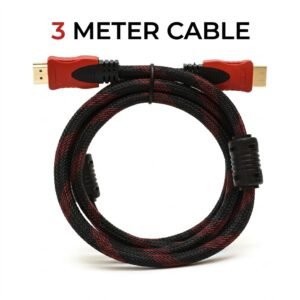 HDMI Cable CCS with Mesh Round 3 Meter