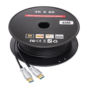 40m Fiber Hdmi Cable 2.0/2.1 Aoc(active Optical Cable)30awg Copper Support 4k 8k Uhd