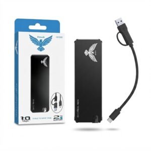 HAWK USB 3.1 to NVMe SSD Case with A-C to C Cable
