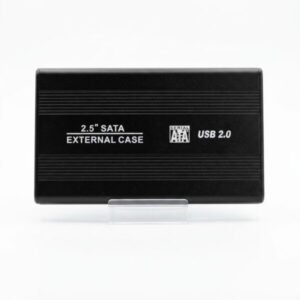 USB 2.0 2.5 Inch SATA HDD/SSD External Hard Drive Case with metal body