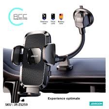 JOYROOM JR-ZS259 Mechanical Car Holder (Long Arm Sucker) -Black