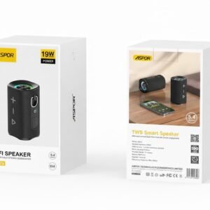 Aspor A679 Tws Wireless Bluetooth Speaker Mini Portable Music Player with RGB
