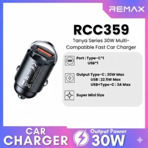 REMAX RCC359 30W1A+1C Tanya Series PD+QC Multi Compatible Fast Charger