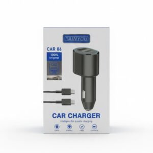Sainyou CAR06 45W Supper Fast Car Charger QC3.0 +PD25W With C to C Cable