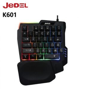 In Stock All Item List, Keyboard & Mouse JEDEL K601 Wired One-Hand RGB Gaming Keyboard